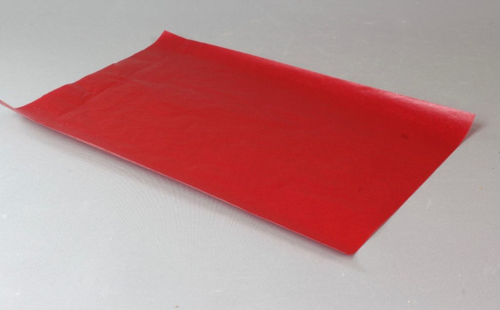 Papier de cire rouge - wax paper